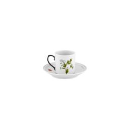 Petites Histoires Espresso Cups &amp; Saucers, Set of 2