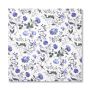 White Floral Napkins, Set of 4