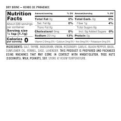 Williams Sonoma Turkey Herb Dry Brine