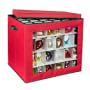 Red Cube Ornament Storage, 120-Count