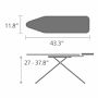 Brabantia Ironing Board with Solid Steam Iron Rest