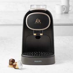 L'OR BARISTA Coffee & Espresso System with 10-Pack Coffee Capsules, Metallic Accents