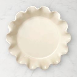 Emile Henry French Ceramic Deep Ruffled Pie Dish