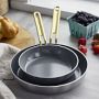 GreenPan&#8482; Stanley Tucci&#8482; Stainless-Steel Ceramic Nonstick Fry Pan Set of 2