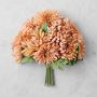 Fall Faux Orange Spider Mum &amp; Chrysanthemum Bundle