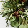 Jeff Leatham x Williams Sonoma Sonoma Winter Classic Live Wreath &amp; Garland