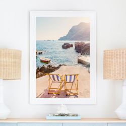 Gray Malin Two Chairs, La Fontelina Capri II, Large