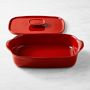 Emile Henry French Ceramic Rectangular Covered Baker