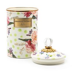Mackenzie-Childs Wildflowers Enamel Canister