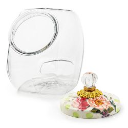 Mackenzie-Childs Wildflowers Enamel Cookie Jar