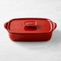 Emile Henry Covered Baker, Burgundy