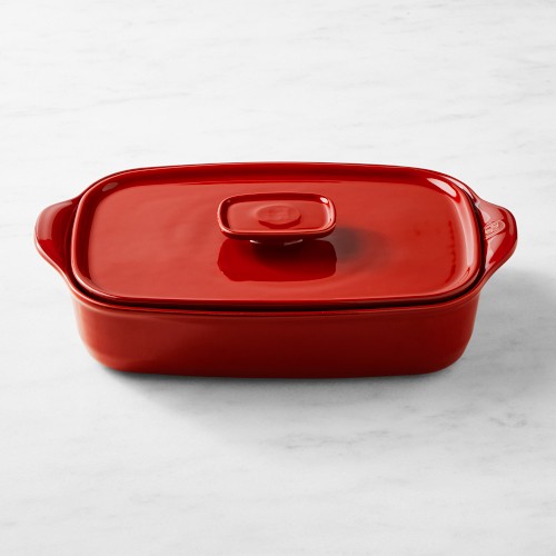 Emile Henry Covered Baker, Burgundy