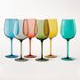 Duraclear Spritz Glasses, Set of 6, Multicolored