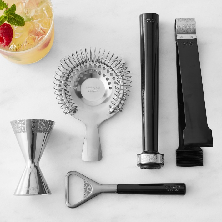 Williams Sonoma Heritage Bar Tools Set, Stainless Steel