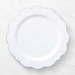 AERIN x Williams Sonoma Blue Scalloped Charger