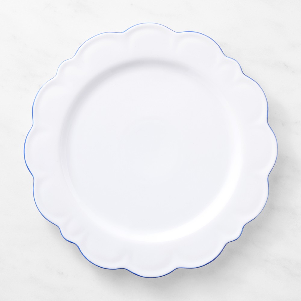 AERIN x Williams Sonoma Blue Scalloped Charger
