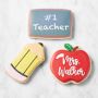Personalized Teacher Appreciation Cookies, Set of 3