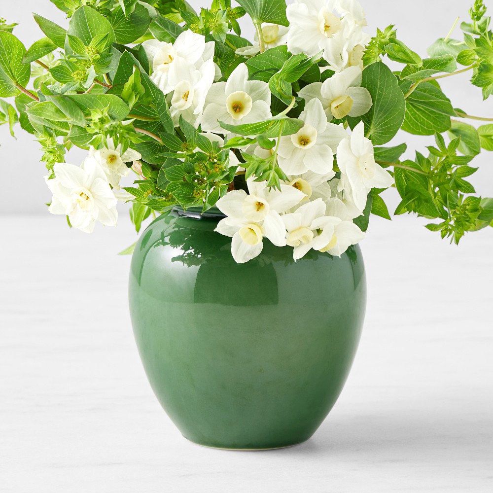 Provençal Small Vase, Green