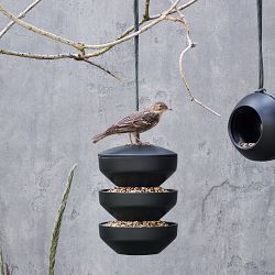 Recycled Birds Hanging Feeder Station, 6.9"