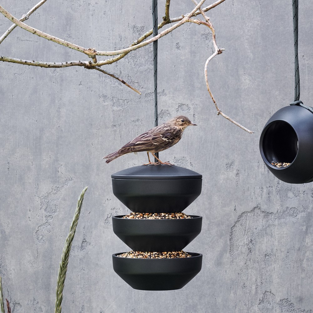 Recycled Birds Hanging Feeder Station, 6.9"