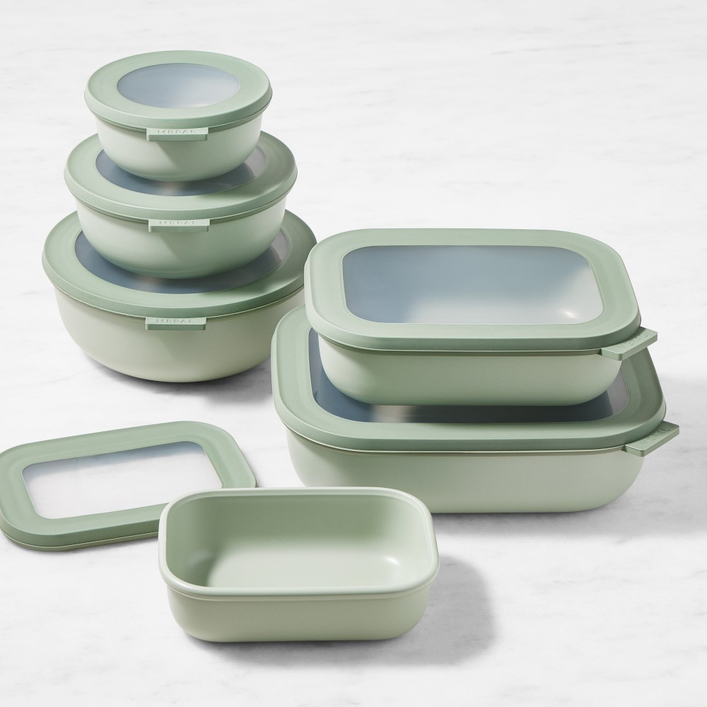 Mepal Nested Food Storage Containers, 12-Piece Set