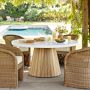Balboa Round Fiberstone Dining Table (60&quot;)