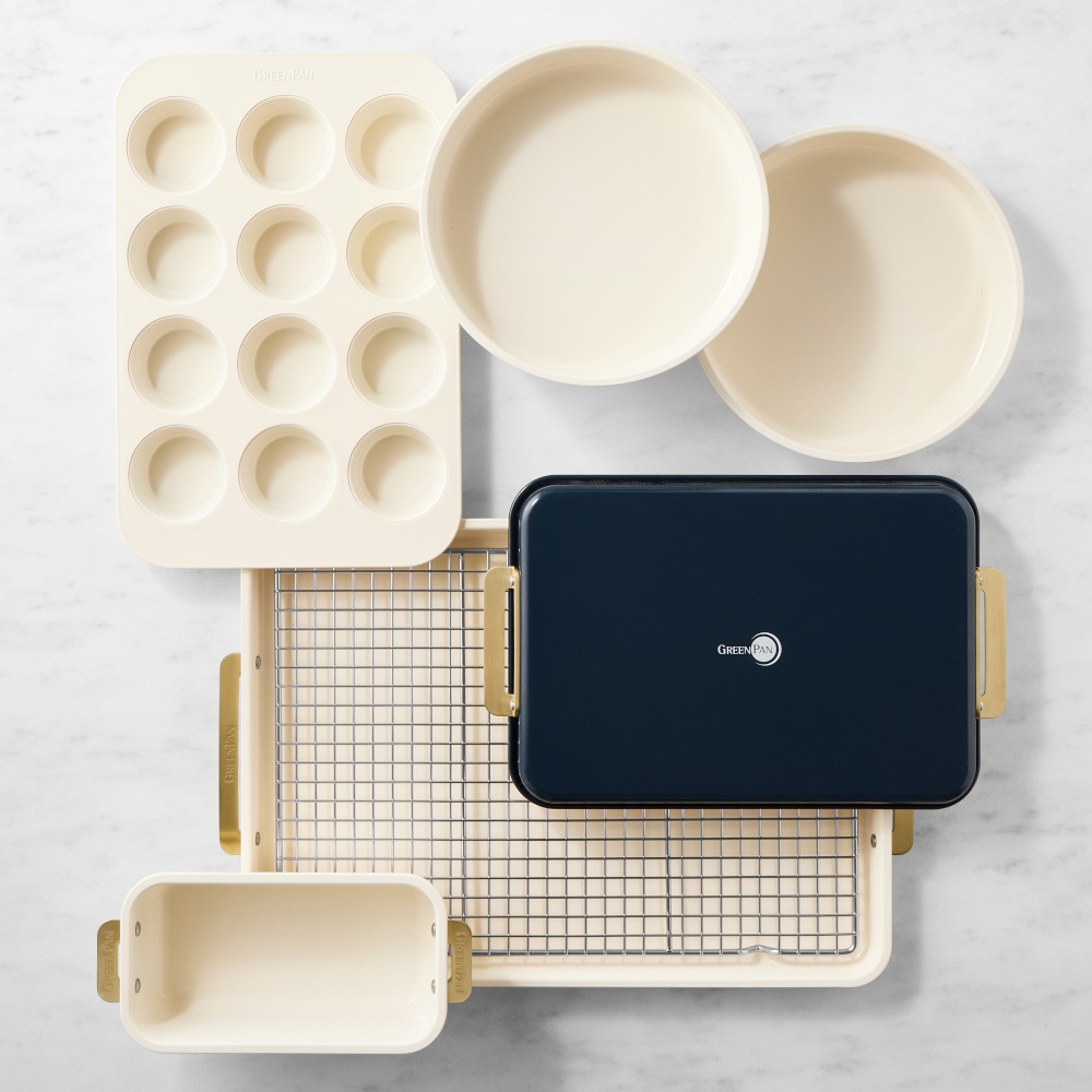 GreenPan™ Reserve Ceramic Nonstick Bakeware, Set of 7 - Oxford Blue