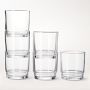 Williams Sonoma Pantry Stacked Tumblers, Set of 12