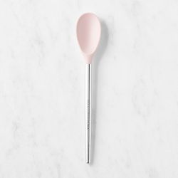 Williams Sonoma Stainless-Steel Silicone Spoon, Dusty Rose