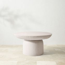 Livia Outdoor Fiberstone Nesting Coffee Tables (36&quot;-72&quot;)