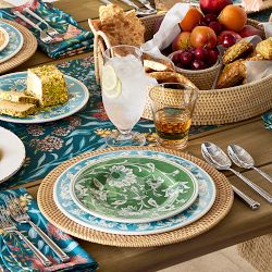 Iznik Outdoor Melamine Salad Plates, Set of 4