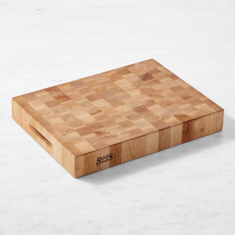 Boos End-Grain Rectangular Chopping Cutting & Carving Block, Maple