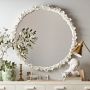 AERIN x Williams Sonoma Home Coral Round Mirror