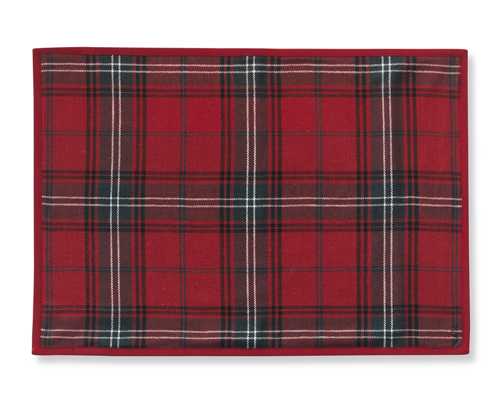 Classic Tartan Plaid Placemats, Set of 4