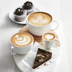 Coffee Academy Latte Cups, Set of 4