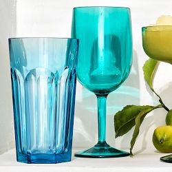 DuraClear&#174; Tritan Outdoor Multicolored Wine Glasses, Set of 6