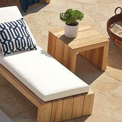 Larnaca Outdoor Teak Side Table (24&quot;)