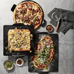Emile Henry French Ceramic Square Pizza Stone