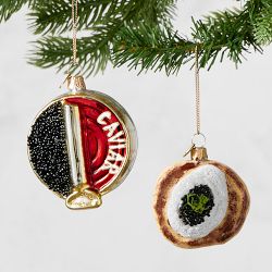 Champagne &amp; Caviar Party Ornaments
