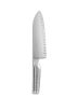 Global Classic Hollow-Ground Santoku Knife, 7&quot;