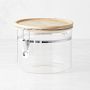 Hold Everything Stackable Glass Canister with Clamp