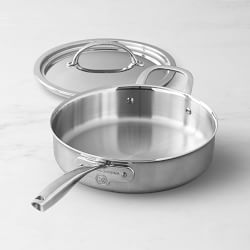 Williams Sonoma Signature Thermo-Clad&#8482; Stainless-Steel Saut&#233; Pan, 4 1/2-Qt