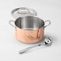 Williams Sonoma Signature Thermo-Clad&#8482; Copper Soup Pot &amp; Ladle, 8-Qt.