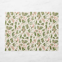 Chilewich Basketweave Rectangular Noel Placemat, Set of 4