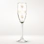 Honeycomb Champagne Flute Glasses, Set of 2