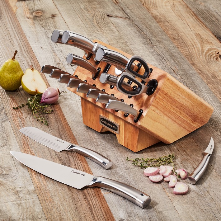 Cuisinart Classic 19-Piece Normandy Knife Block Set, Stainless-Steel
