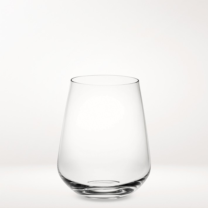 Williams Sonoma Estate Stemless White Wine Glasses, Set of 2