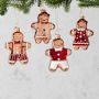 Gingerbread Buddies Ornaments, Set of 4
