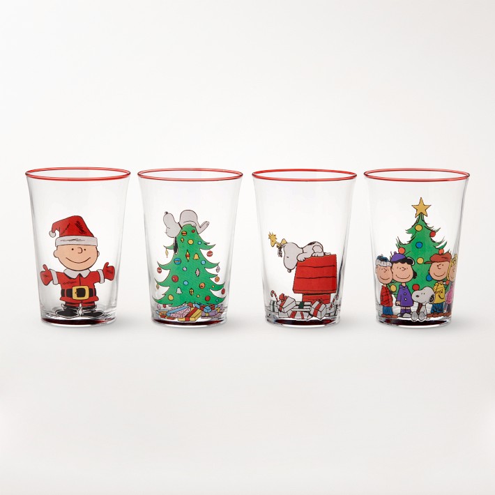 PEANUTS™ x Williams Sonoma Holiday Tumblers, Set of 4