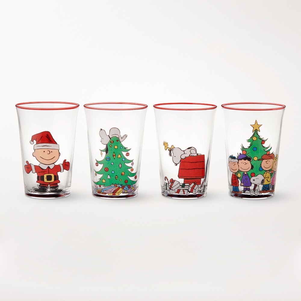 PEANUTS™ x Williams Sonoma Holiday Tumblers, Set of 4